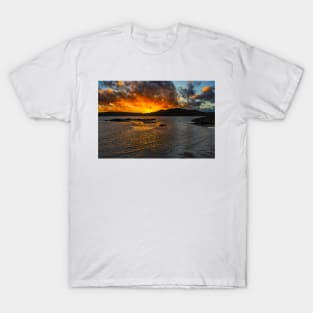 Sunset Over Rockcliffe Bay T-Shirt